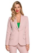 Żakiet Model K141 Dirty Pink - Makover Makover Żakiet Model K141 Dirty Pink - Makover Makover