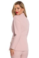 Żakiet Model K141 Dirty Pink - Makover Makover Żakiet Model K141 Dirty Pink - Makover Makover