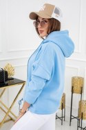 Bluza Damska Model Noemi WJ8890 Baby Blue - Vittoria Ventini Vittoria Ventini Bluza Damska Model Noemi WJ8890 Baby Blue - Vittoria Ventini Vittoria Ventini