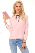 Bluzka Model Semele Peach Brzoskwinia - Merribel Merribel Bluzka Model Semele Peach Brzoskwinia - Merribel Merribel