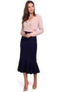 Spódnica Model K025 Atrament - Makover Makover Spódnica Model K025 Atrament - Makover Makover
