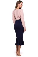 Spódnica Model K025 Atrament - Makover Makover Spódnica Model K025 Atrament - Makover Makover