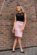 Spódnica Model Minalla Powder Pink - Merribel Merribel Spódnica Model Minalla Powder Pink - Merribel Merribel