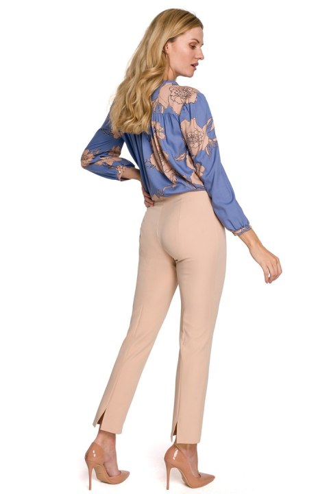 Spodnie Damskie Model K093 Beige - Makover Makover Spodnie Damskie Model K093 Beige - Makover Makover