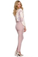 Spodnie Damskie Model K093 Dirty Pink - Makover Makover Spodnie Damskie Model K093 Dirty Pink - Makover Makover