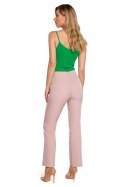Spodnie Damskie Model K142 Dirty Pink - Makover Makover Spodnie Damskie Model K142 Dirty Pink - Makover Makover