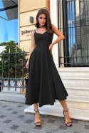 Sukienka Model 244-06 Black - Bicotone Bicotone Sukienka Model 244-06 Black - Bicotone Bicotone