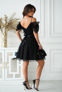 Sukienka Model 307-06 Black - Bicotone Bicotone Sukienka Model 307-06 Black - Bicotone Bicotone