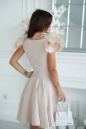 Sukienka Model 309-21 Beige - Bicotone Bicotone Sukienka Model 309-21 Beige - Bicotone Bicotone
