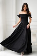 Sukienka Model 320-06 Black - Bicotone Bicotone Sukienka Model 320-06 Black - Bicotone Bicotone