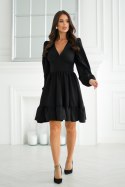Sukienka Model 322-06 Black - Bicotone Bicotone Sukienka Model 322-06 Black - Bicotone Bicotone