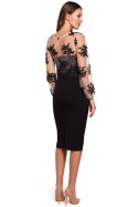 Sukienka Model K013 Black - Makover Makover Sukienka Model K013 Black - Makover Makover