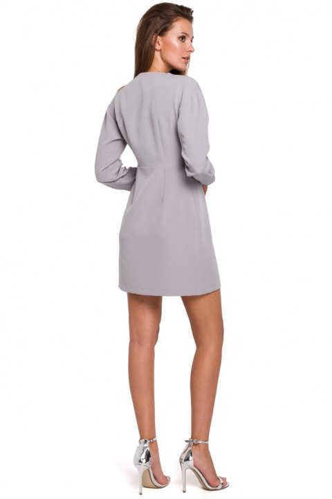 Sukienka Model K034 Grey - Makover Makover Sukienka Model K034 Grey - Makover Makover