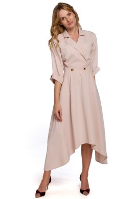 Sukienka Model K086 Beige - Makover Makover