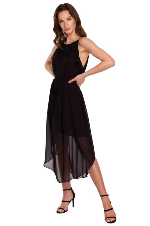 Sukienka Model K137 Black - Makover Makover Sukienka Model K137 Black - Makover Makover