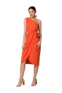 Sukienka Model K160 Coral - Makover Makover Sukienka Model K160 Coral - Makover Makover