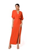 Sukienka Model K163 Coral - Makover Makover Sukienka Model K163 Coral - Makover Makover