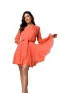 Sukienka Model K168 Orange - Makover Makover Sukienka Model K168 Orange - Makover Makover