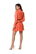 Sukienka Model K168 Orange - Makover Makover Sukienka Model K168 Orange - Makover Makover