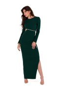 Sukienka Model K180 Bottle Green - Makover Makover Sukienka Model K180 Bottle Green - Makover Makover