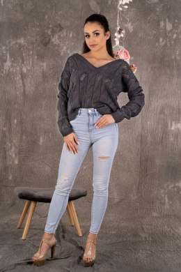 Sweter Damski Model Gloris Grafit - Merribel Merribel