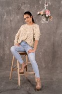 Sweter Damski Model Marynesta Beige - Merribel Merribel