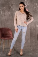 Sweter Damski Model Venigam Beige - Merribel Merribel