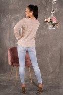 Sweter Damski Model Venigam Beige - Merribel Merribel