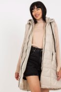 Kamizelka Model TW-KZ-BI-82019.09 Light Beige - Och Bella Och Bella Kamizelka Model TW-KZ-BI-82019.09 Light Beige - Och Bella Och Bella