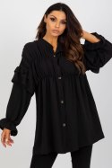 Koszula Damska Model TW-KS-BI-2021745.13X Black - Och Bella Och Bella Koszula Damska Model TW-KS-BI-2021745.13X Black - Och Bella Och Bella