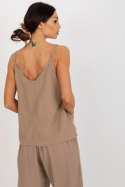 Koszulka Top Model TW-TP-BE-A290.33P Dark Beige - Och Bella Och Bella Koszulka Top Model TW-TP-BE-A290.33P Dark Beige - Och Bella Och Bella