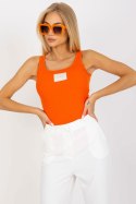 Koszulka Top Model TW-TP-OB027.39 Orange - Och Bella Och Bella Koszulka Top Model TW-TP-OB027.39 Orange - Och Bella Och Bella