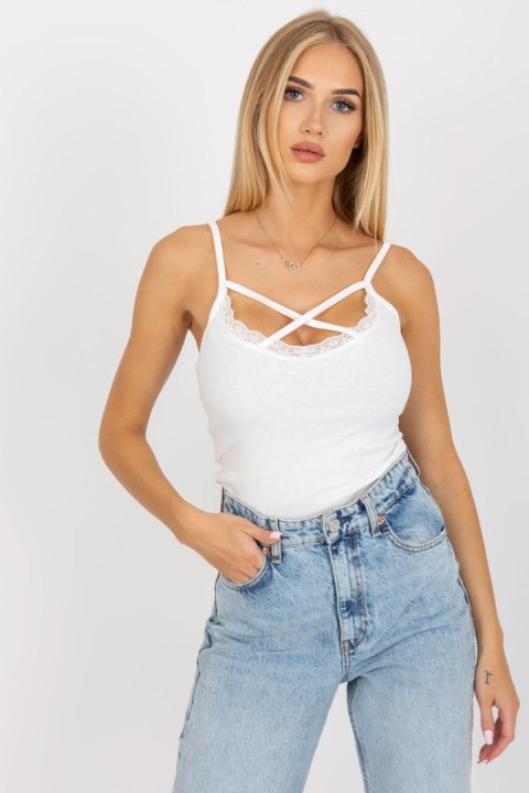 Koszulka Top Model TW-TP-OB032.50 White - Och Bella Och Bella Koszulka Top Model TW-TP-OB032.50 White - Och Bella Och Bella