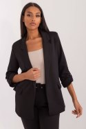 Marynarka Model TW-ZT-BI-27192.44P Black - Och Bella Och Bella Marynarka Model TW-ZT-BI-27192.44P Black - Och Bella Och Bella