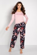 Piżama Damska Model Chance Pink/Navy - Momenti Per Me Momenti Per Me Piżama Damska Model Chance Pink/Navy - Momenti Per Me Momenti Per Me