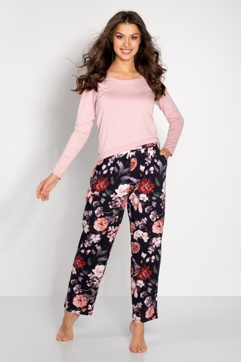 Piżama Damska Model Chance Pink/Navy - Momenti Per Me Momenti Per Me Piżama Damska Model Chance Pink/Navy - Momenti Per Me Momenti Per Me