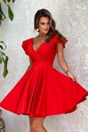 Sukienka Model 281-02 Red - Bicotone Bicotone Sukienka Model 281-02 Red - Bicotone Bicotone