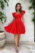 Sukienka Model 281-02 Red - Bicotone Bicotone Sukienka Model 281-02 Red - Bicotone Bicotone