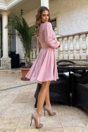 Sukienka Model 295-20 Dirty Pink - Bicotone Bicotone Sukienka Model 295-20 Dirty Pink - Bicotone Bicotone