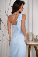 Sukienka Model 306-08 Baby Blue - Bicotone Bicotone Sukienka Model 306-08 Baby Blue - Bicotone Bicotone