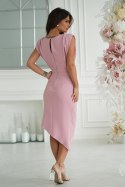 Sukienka Model 308.1-20 Dirty Pink - Bicotone Bicotone Sukienka Model 308.1-20 Dirty Pink - Bicotone Bicotone