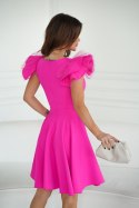 Sukienka Model 309-07 Pink Neon - Bicotone Bicotone Sukienka Model 309-07 Pink Neon - Bicotone Bicotone