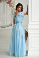 Sukienka Model 310-08 Baby Blue - Bicotone Bicotone Sukienka Model 310-08 Baby Blue - Bicotone Bicotone