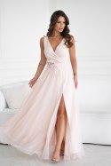 Sukienka Model 318-21 Beige - Bicotone Bicotone Sukienka Model 318-21 Beige - Bicotone Bicotone