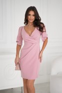 Sukienka Model 331-20 Dirty Pink - Bicotone Bicotone Sukienka Model 331-20 Dirty Pink - Bicotone Bicotone