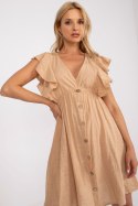 Sukienka Model TW-SK-BI-26735.56 Camel - Och Bella Och Bella Sukienka Model TW-SK-BI-26735.56 Camel - Och Bella Och Bella