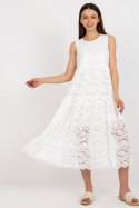 Sukienka Model TW-SK-BI-8246.37X White - Och Bella Och Bella Sukienka Model TW-SK-BI-8246.37X White - Och Bella Och Bella