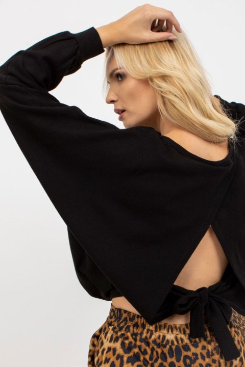 Sweter Damski Model TW-BZ-BE-M327.29 Black - Och Bella Och Bella Sweter Damski Model TW-BZ-BE-M327.29 Black - Och Bella Och Bella