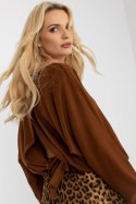 Sweter Damski Model TW-BZ-BE-M327.29 Brown - Och Bella Och Bella Sweter Damski Model TW-BZ-BE-M327.29 Brown - Och Bella Och Bella