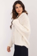 Sweter Damski Model TW-SW-BI-25002.88P Ecru - Och Bella Och Bella Sweter Damski Model TW-SW-BI-25002.88P Ecru - Och Bella Och Bella